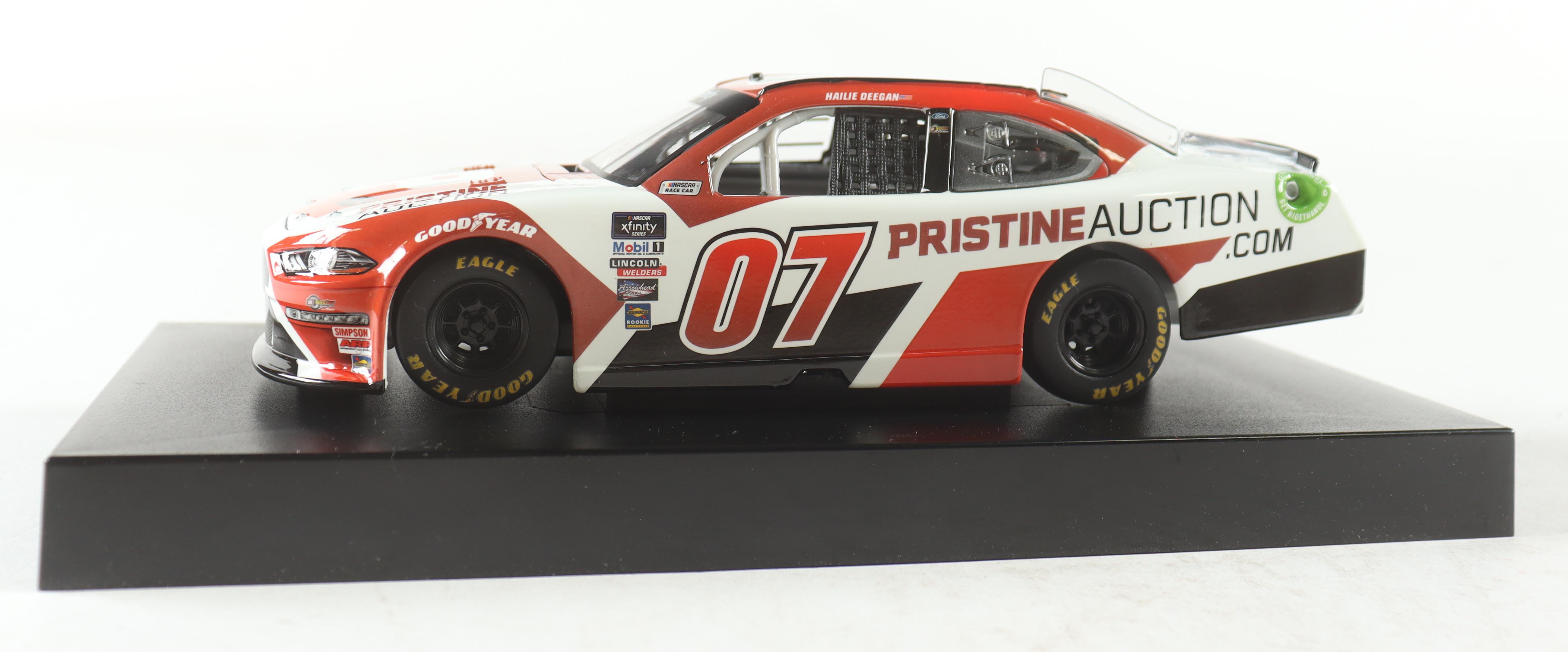 Hailie Deegan Signed LE NASCAR #07 | Xfinity Series | Pristine Auction 2022 Mustang - 1:24 Premium Action Diecast Car (Deegan) at PristineAuction.com Hailie Deegan Signed LE NASCAR #07 | Xfinity Series | Pristine Auction 2022 Mustang - 1:24 Premium Action Diecast Car (Deegan) at PristineAuction.com