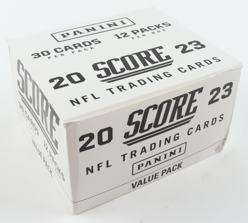2023 Panini Score Football 30-Card Jumbo Value 12-Pack Box at PristineAuction.com 2023 Panini Score Football 30-Card Jumbo Value 12-Pack Box at PristineAuction.com