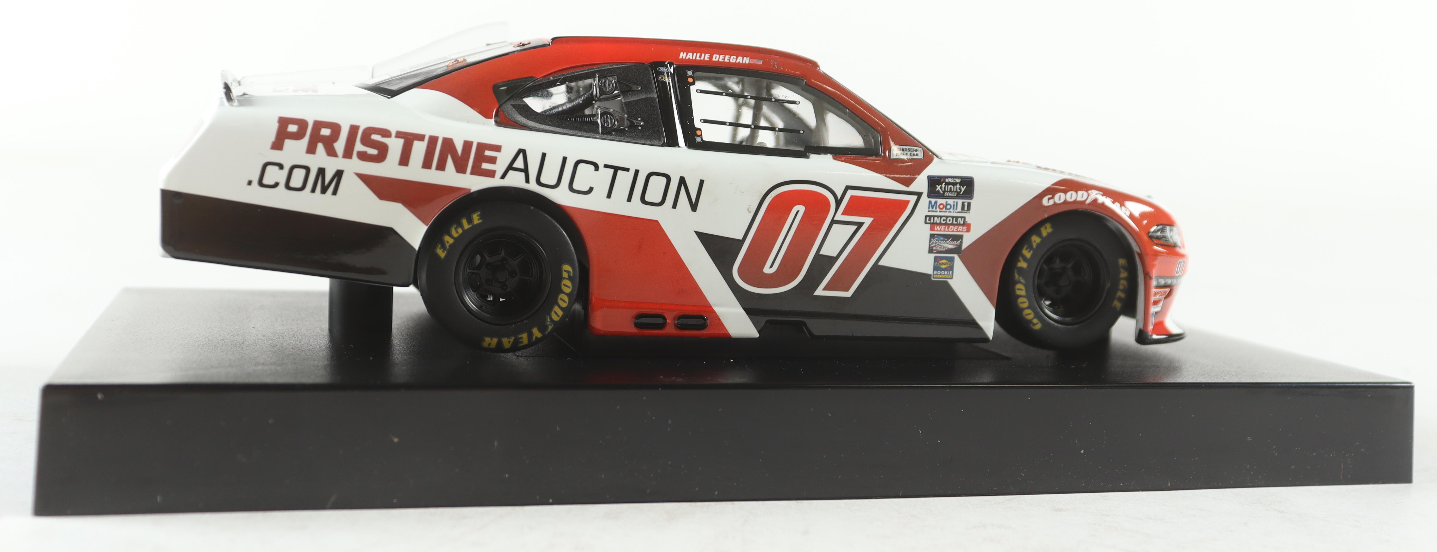 Hailie Deegan Signed LE NASCAR #07 | Xfinity Series | Pristine Auction 2022 Mustang - 1:24 Premium Action Diecast Car (Deegan) at PristineAuction.com Hailie Deegan Signed LE NASCAR #07 | Xfinity Series | Pristine Auction 2022 Mustang - 1:24 Premium Action Diecast Car (Deegan) at PristineAuction.com