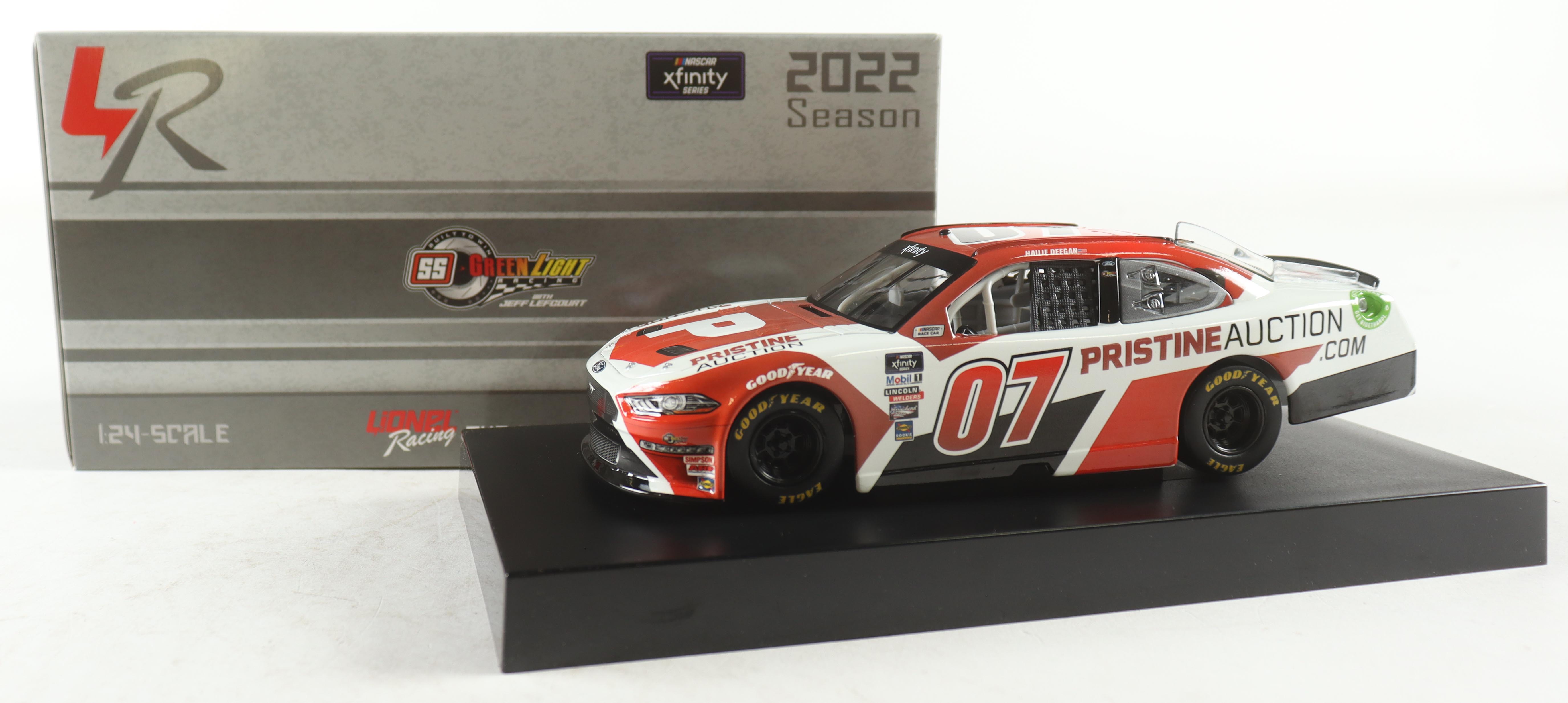 Hailie Deegan Signed LE NASCAR #07 | Xfinity Series | Pristine Auction 2022 Mustang - 1:24 Premium Action Diecast Car (Deegan) at PristineAuction.com Hailie Deegan Signed LE NASCAR #07 | Xfinity Series | Pristine Auction 2022 Mustang - 1:24 Premium Action Diecast Car (Deegan) at PristineAuction.com