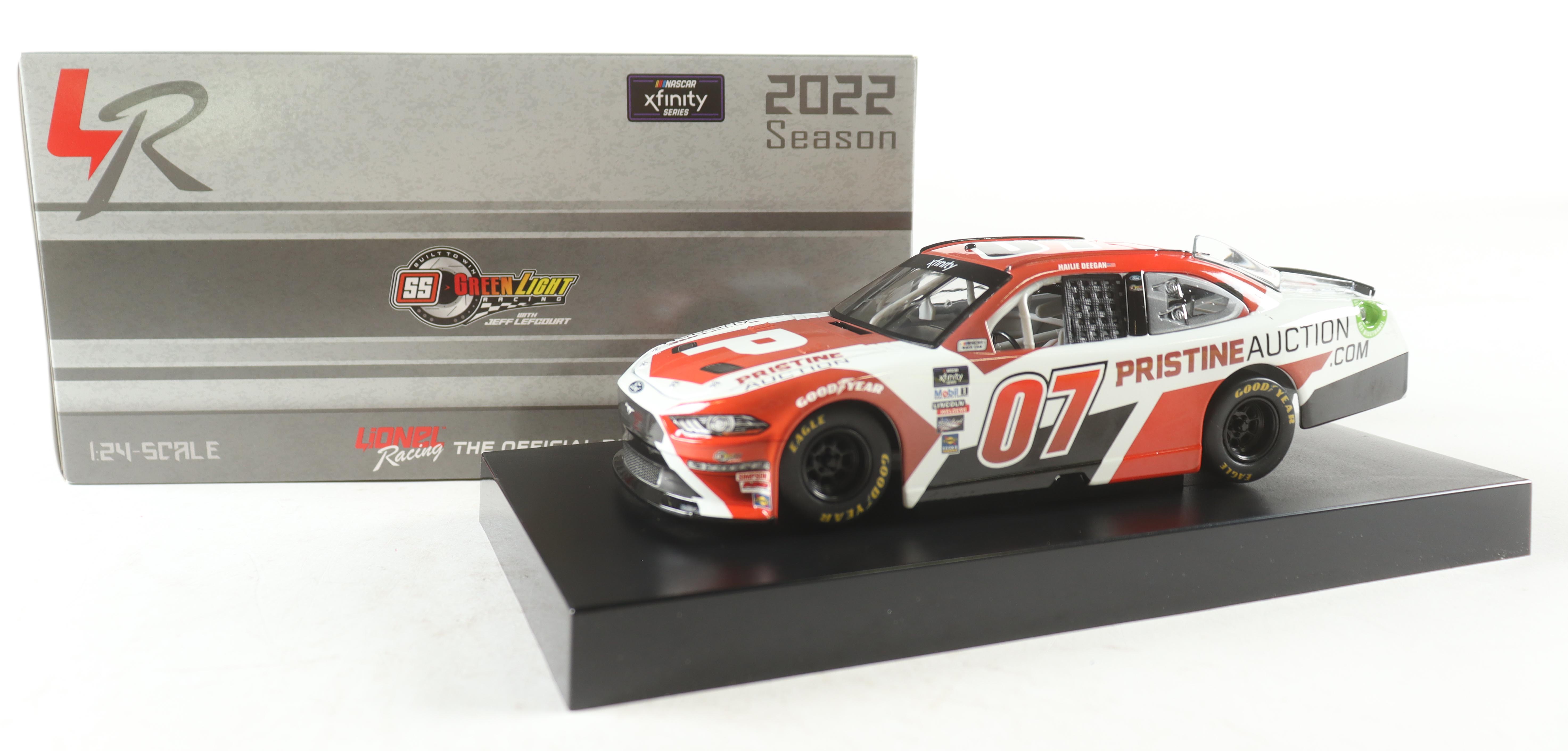 Hailie Deegan Signed LE NASCAR #07 | Xfinity Series | Pristine Auction 2022 Mustang - 1:24 Premium Action Diecast Car (Deegan) at PristineAuction.com Hailie Deegan Signed LE NASCAR #07 | Xfinity Series | Pristine Auction 2022 Mustang - 1:24 Premium Action Diecast Car (Deegan) at PristineAuction.com