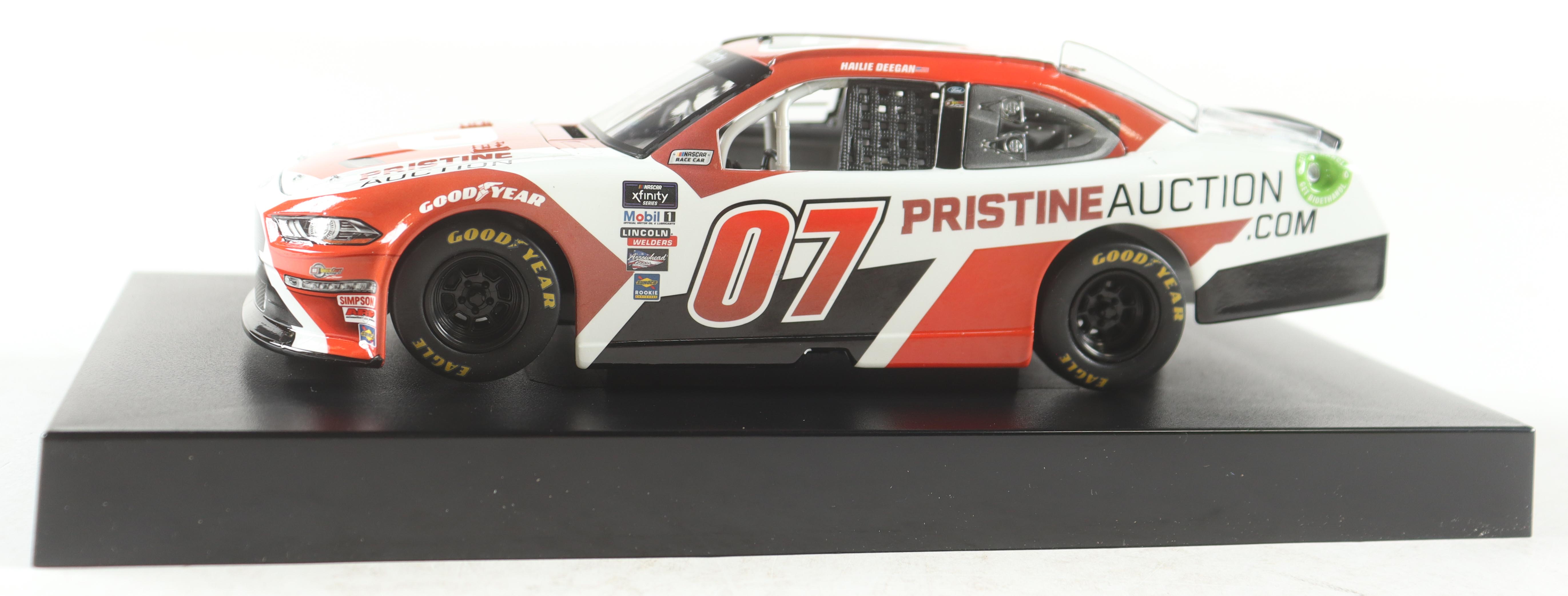 Hailie Deegan Signed LE NASCAR #07 | Xfinity Series | Pristine Auction 2022 Mustang - 1:24 Premium Action Diecast Car (Deegan) at PristineAuction.com Hailie Deegan Signed LE NASCAR #07 | Xfinity Series | Pristine Auction 2022 Mustang - 1:24 Premium Action Diecast Car (Deegan) at PristineAuction.com