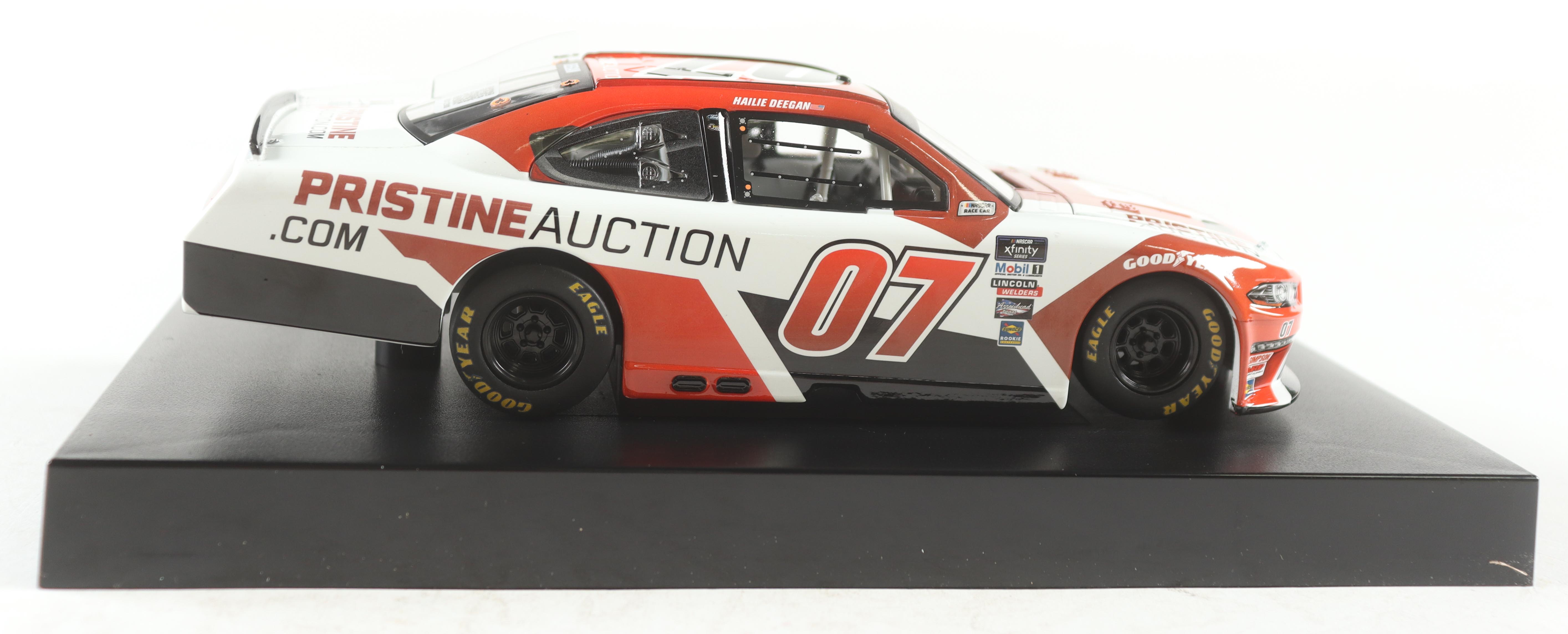 Hailie Deegan Signed LE NASCAR #07 | Xfinity Series | Pristine Auction 2022 Mustang - 1:24 Premium Action Diecast Car (Deegan) at PristineAuction.com Hailie Deegan Signed LE NASCAR #07 | Xfinity Series | Pristine Auction 2022 Mustang - 1:24 Premium Action Diecast Car (Deegan) at PristineAuction.com
