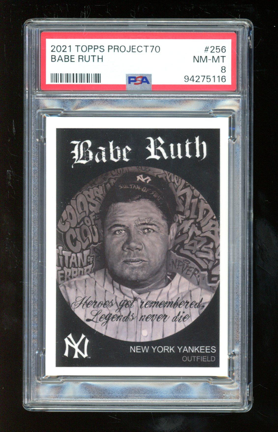 Babe Ruth 2021 Topps Project70 #256 (PSA 8) at PristineAuction.com Babe Ruth 2021 Topps Project70 #256 (PSA 8) at PristineAuction.com