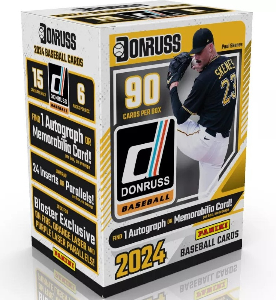 2024 Panini Donruss Baseball Blaster Box With (6) Packs Pristine Auction