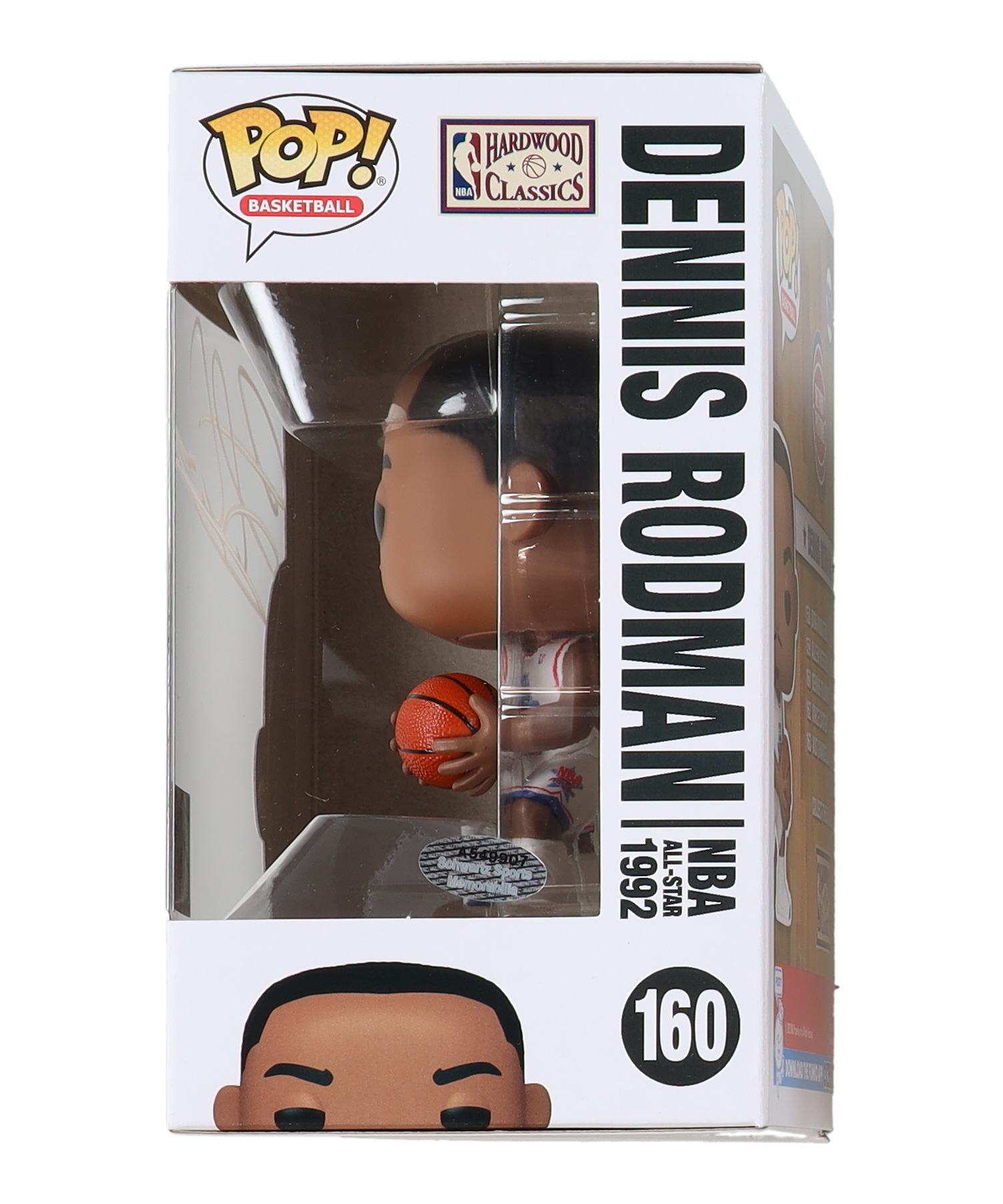 Dennis Rodman Signed "NBA All-Stars" #160 Funko Pop! Vinyl Figure (Schwartz) at PristineAuction.com Dennis Rodman Signed "NBA All-Stars" #160 Funko Pop! Vinyl Figure (Schwartz) at PristineAuction.com