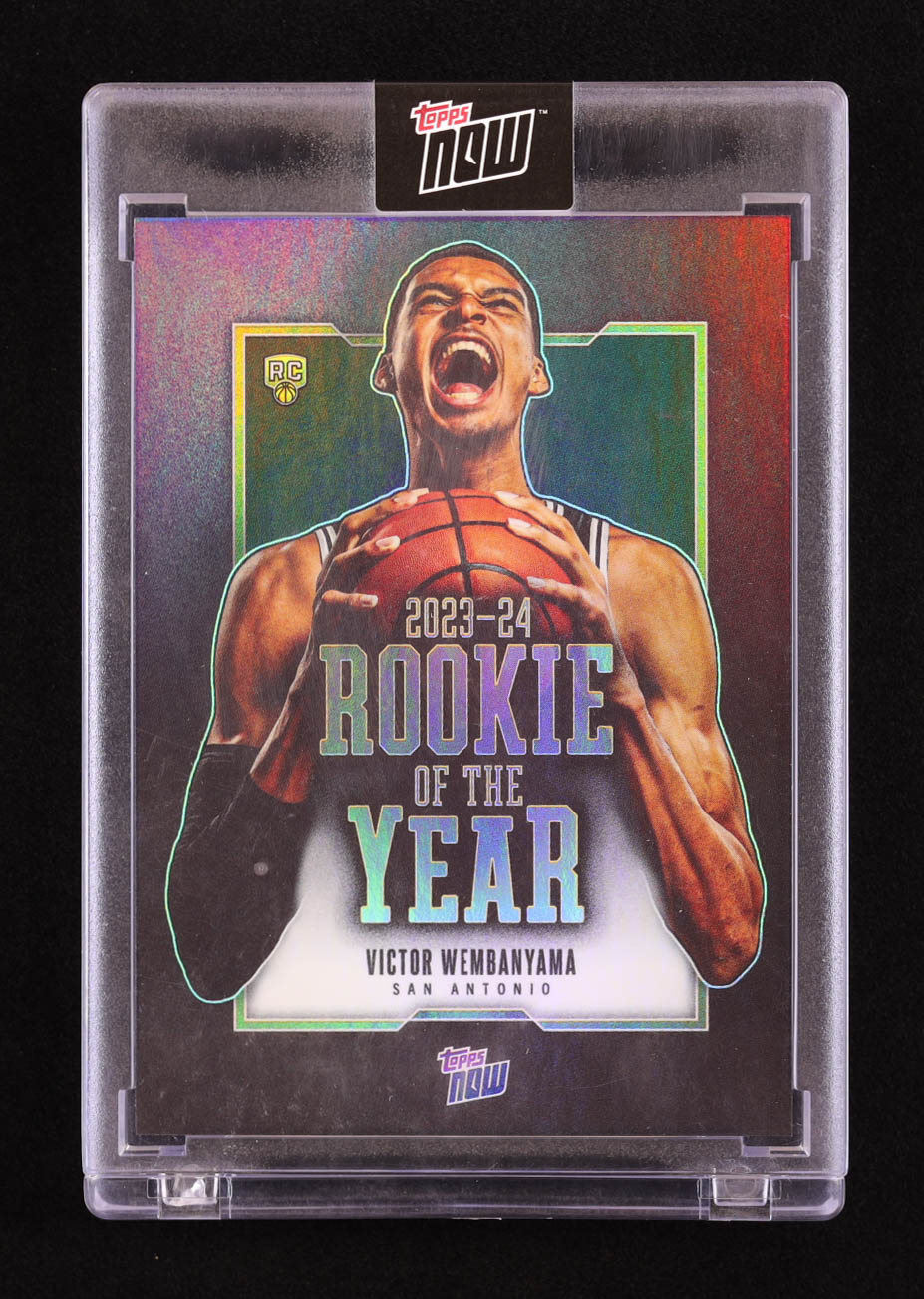 Victor Wembanyama 2023-24 Topps Now Victor Wembanyama #VW6 RC at PristineAuction.com Victor Wembanyama 2023-24 Topps Now Victor Wembanyama #VW6 RC at PristineAuction.com