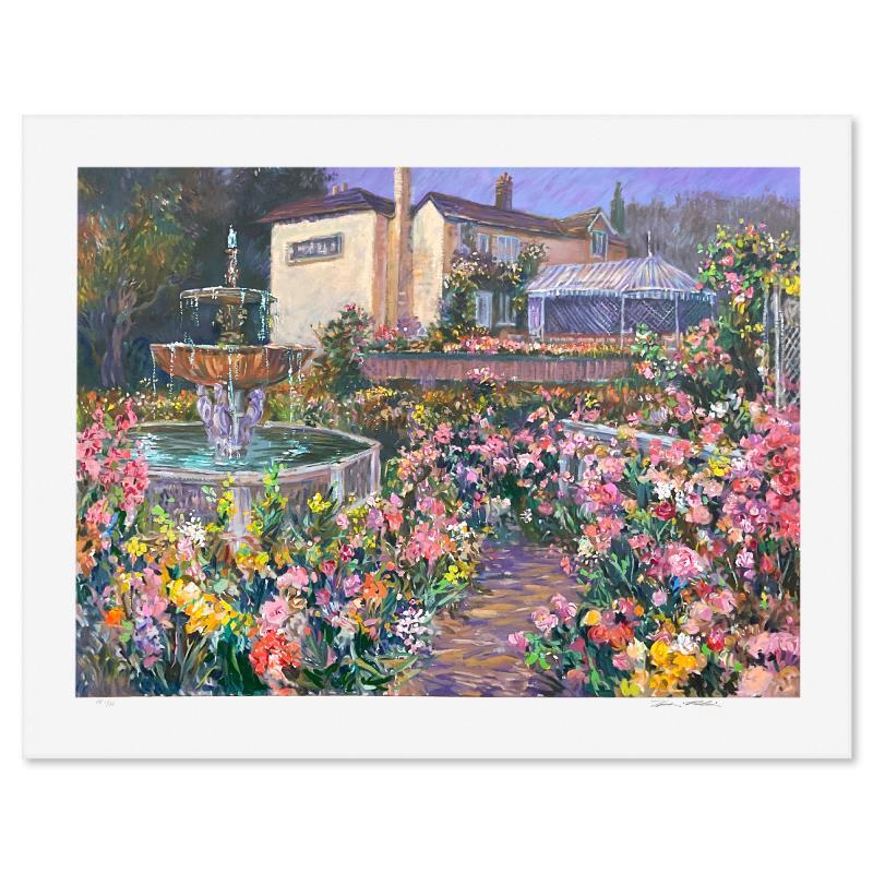 "Villa Fontana" LE 29x37 Serigraph by Henri Plisson (Artova) at PristineAuction.com "Villa Fontana" LE 29x37 Serigraph by Henri Plisson (Artova) at PristineAuction.com
