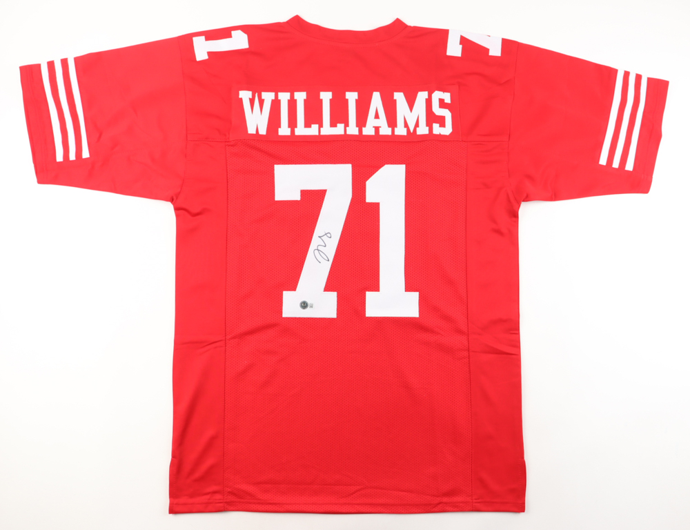 Trent Williams Signed Jersey (Beckett) at PristineAuction.com Trent Williams Signed Jersey (Beckett) at PristineAuction.com