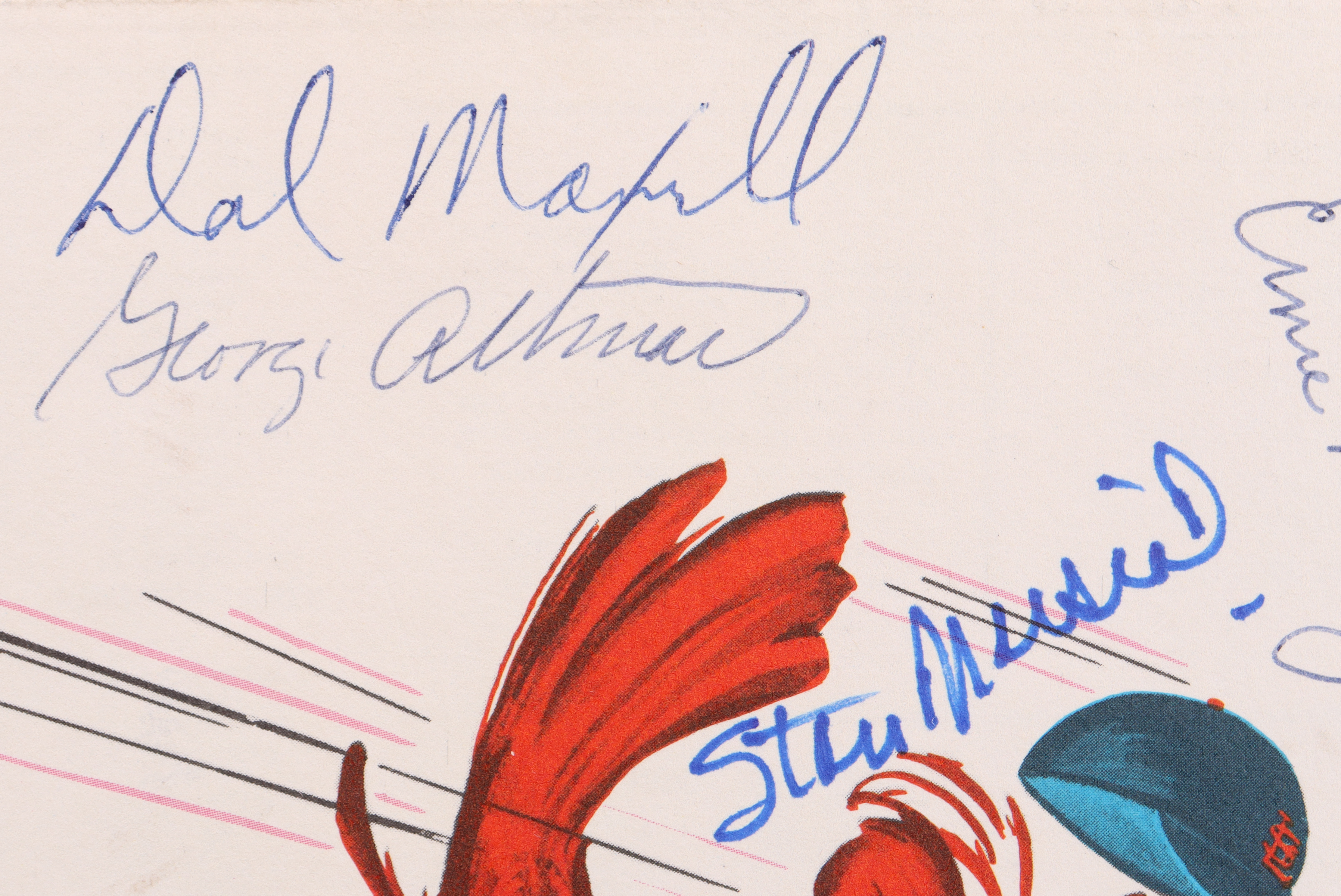 1963 Cardinals Scorecard Team-Signed By (20) with Stan Musial, Bob Gibson, Curt Flood, Tim McCarver (Beckett) at PristineAuction.com 1963 Cardinals Scorecard Team-Signed By (20) with Stan Musial, Bob Gibson, Curt Flood, Tim McCarver (Beckett) at PristineAuction.com