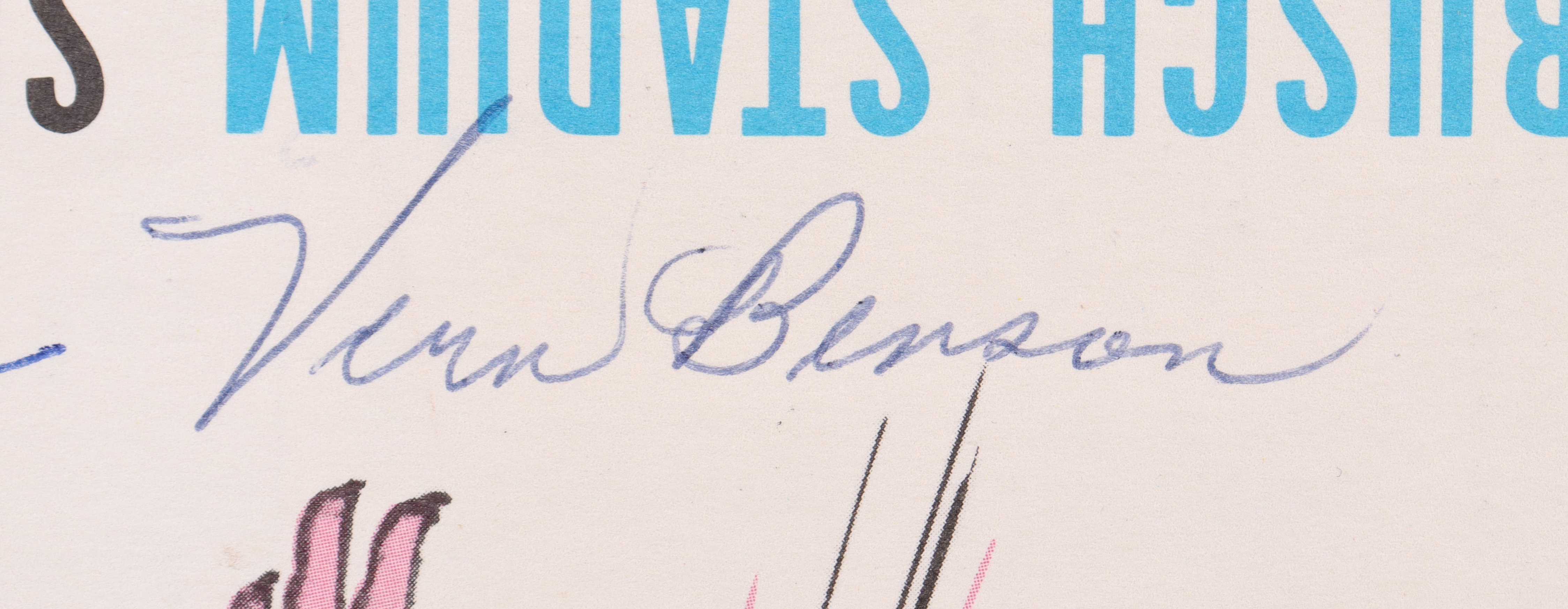 1963 Cardinals Scorecard Team-Signed By (20) with Stan Musial, Bob Gibson, Curt Flood, Tim McCarver (Beckett) at PristineAuction.com 1963 Cardinals Scorecard Team-Signed By (20) with Stan Musial, Bob Gibson, Curt Flood, Tim McCarver (Beckett) at PristineAuction.com