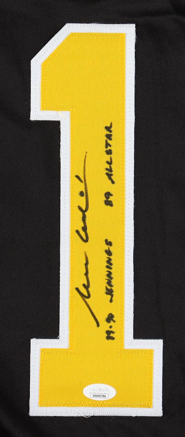 Reggie Lemelin Signed Jersey Inscribed "89-90 Jennings" & "89 All Star" (JSA) at PristineAuction.com Reggie Lemelin Signed Jersey Inscribed "89-90 Jennings" & "89 All Star" (JSA) at PristineAuction.com