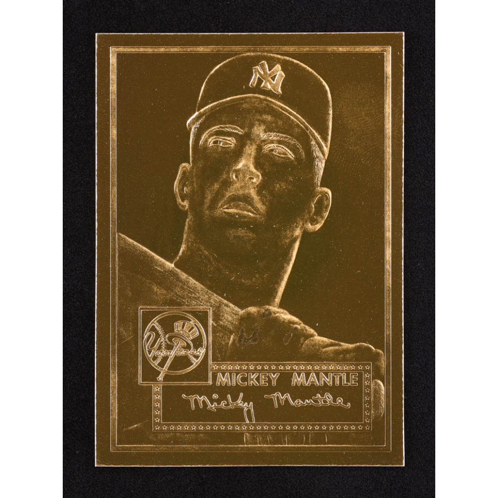 Mickey Mantle 1996 Topps 23KT Gold #311 at PristineAuction.com