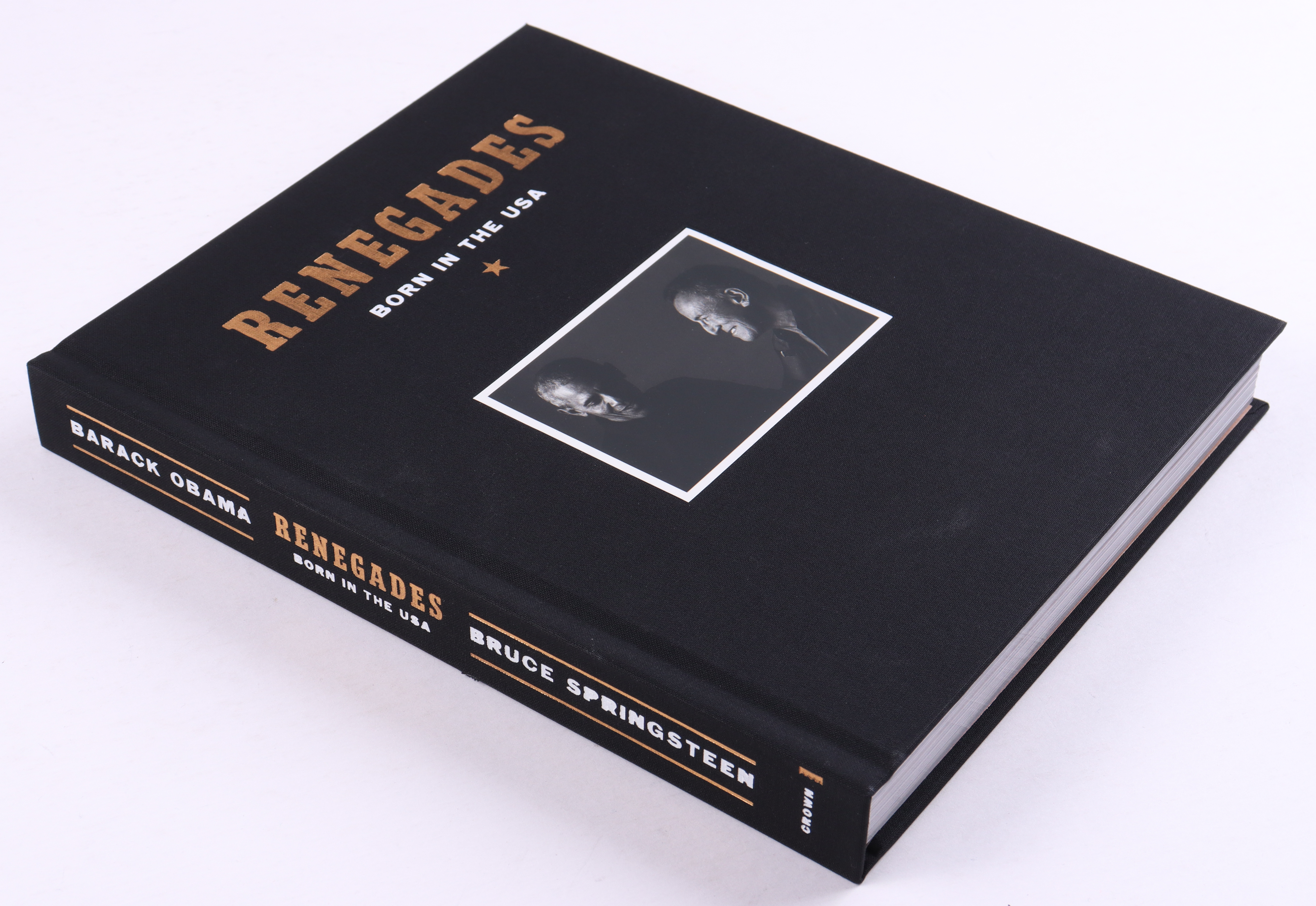 Bruce Springsteen & Barack Obama Dual Signed "Renegades: Born in the USA" Hardcover Book (PSA LOA) at PristineAuction.com Bruce Springsteen & Barack Obama Dual Signed "Renegades: Born in the USA" Hardcover Book (PSA LOA) at PristineAuction.com