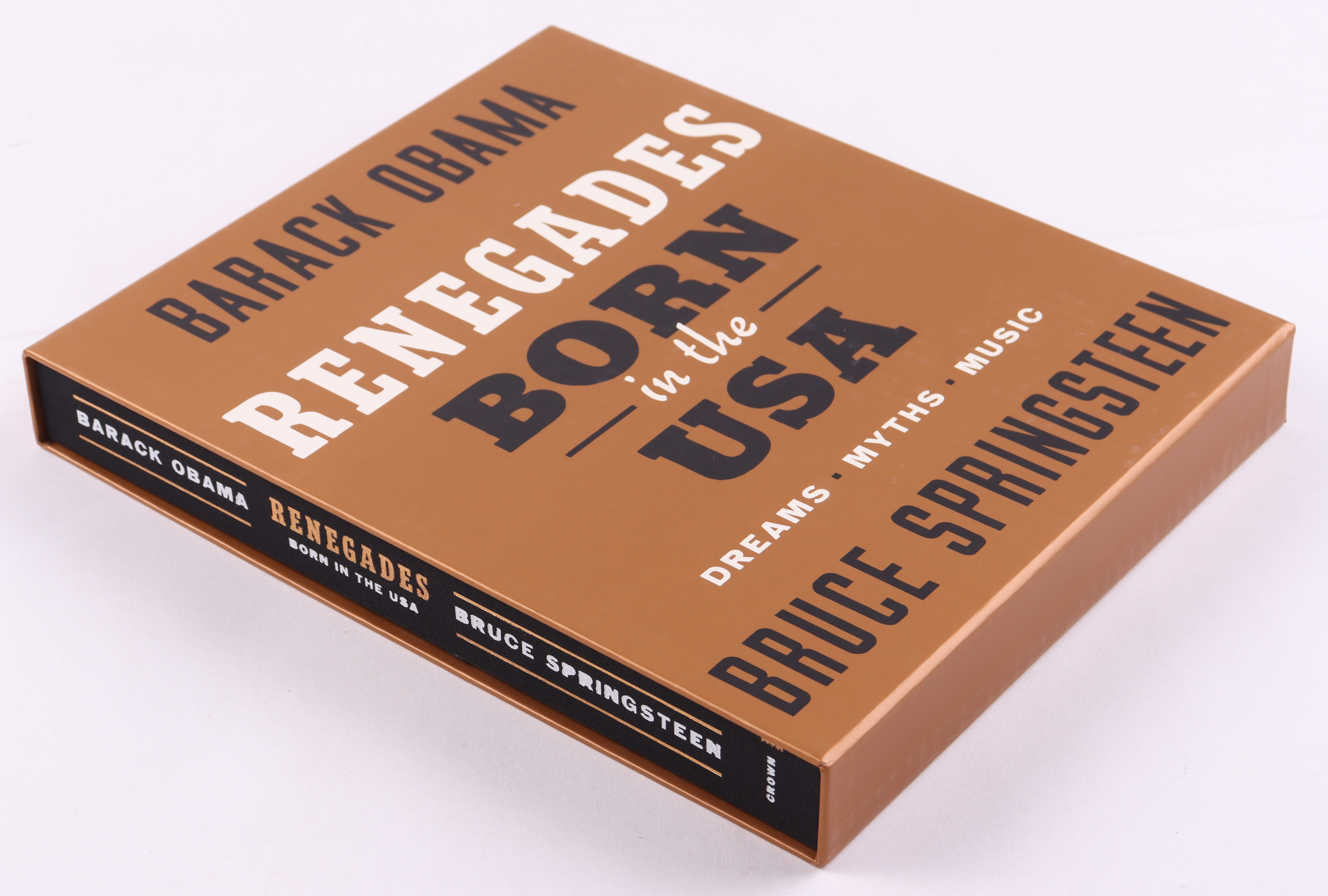 Bruce Springsteen & Barack Obama Dual Signed "Renegades: Born in the USA" Hardcover Book (PSA LOA) at PristineAuction.com Bruce Springsteen & Barack Obama Dual Signed "Renegades: Born in the USA" Hardcover Book (PSA LOA) at PristineAuction.com