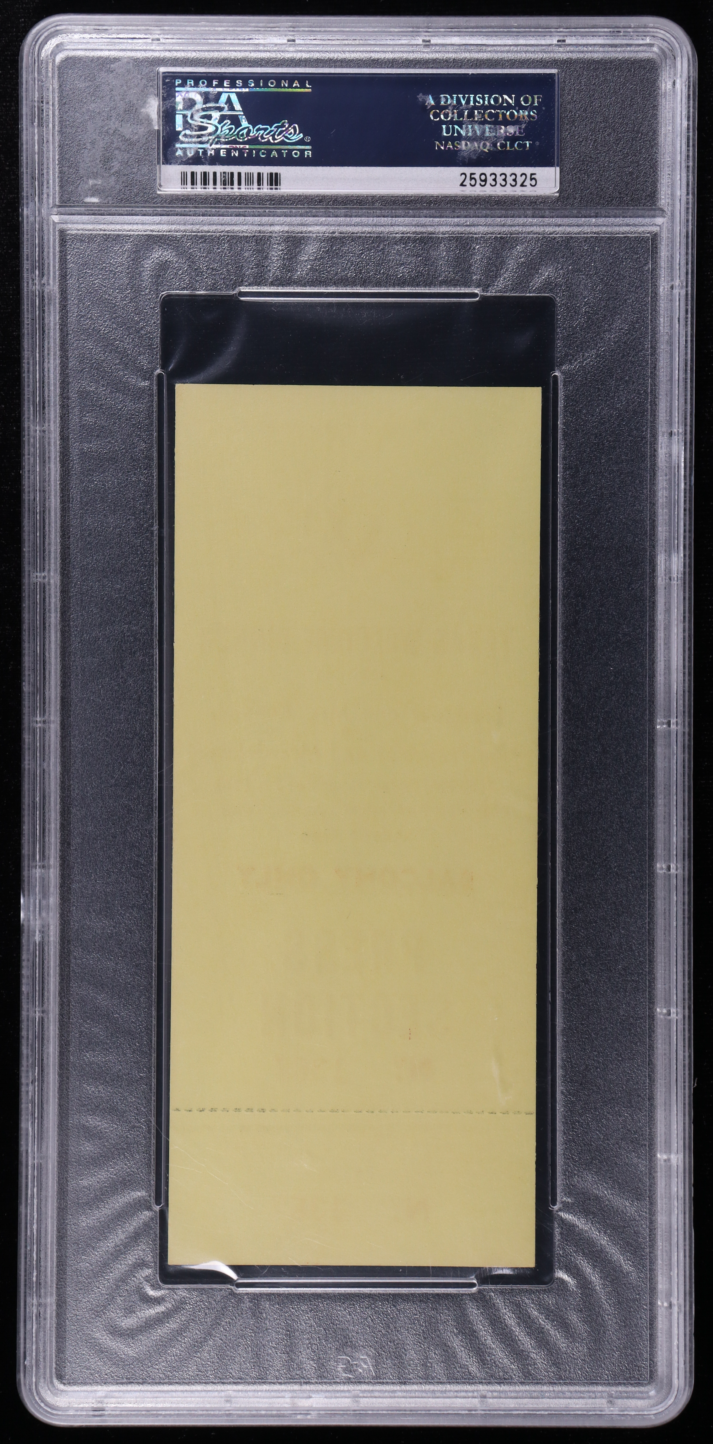 Original 1963 Texas Welcome Dinner For President John F. Kennedy | Event Cancelled Due to Assassination of Kennedy (PSA 6) at PristineAuction.com Original 1963 Texas Welcome Dinner For President John F. Kennedy | Event Cancelled Due to Assassination of Kennedy (PSA 6) at PristineAuction.com