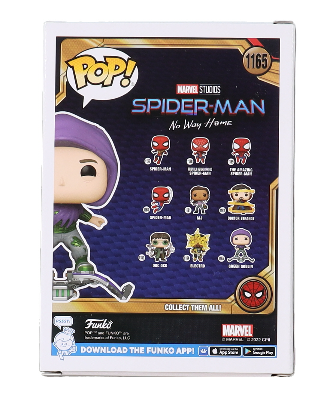 Willem Dafoe Signed "Spider-Man: No Way Home" #1165 Green Goblin Funko Pop! Vinyl Figure (AutographCOA) at PristineAuction.com Willem Dafoe Signed "Spider-Man: No Way Home" #1165 Green Goblin Funko Pop! Vinyl Figure (AutographCOA) at PristineAuction.com
