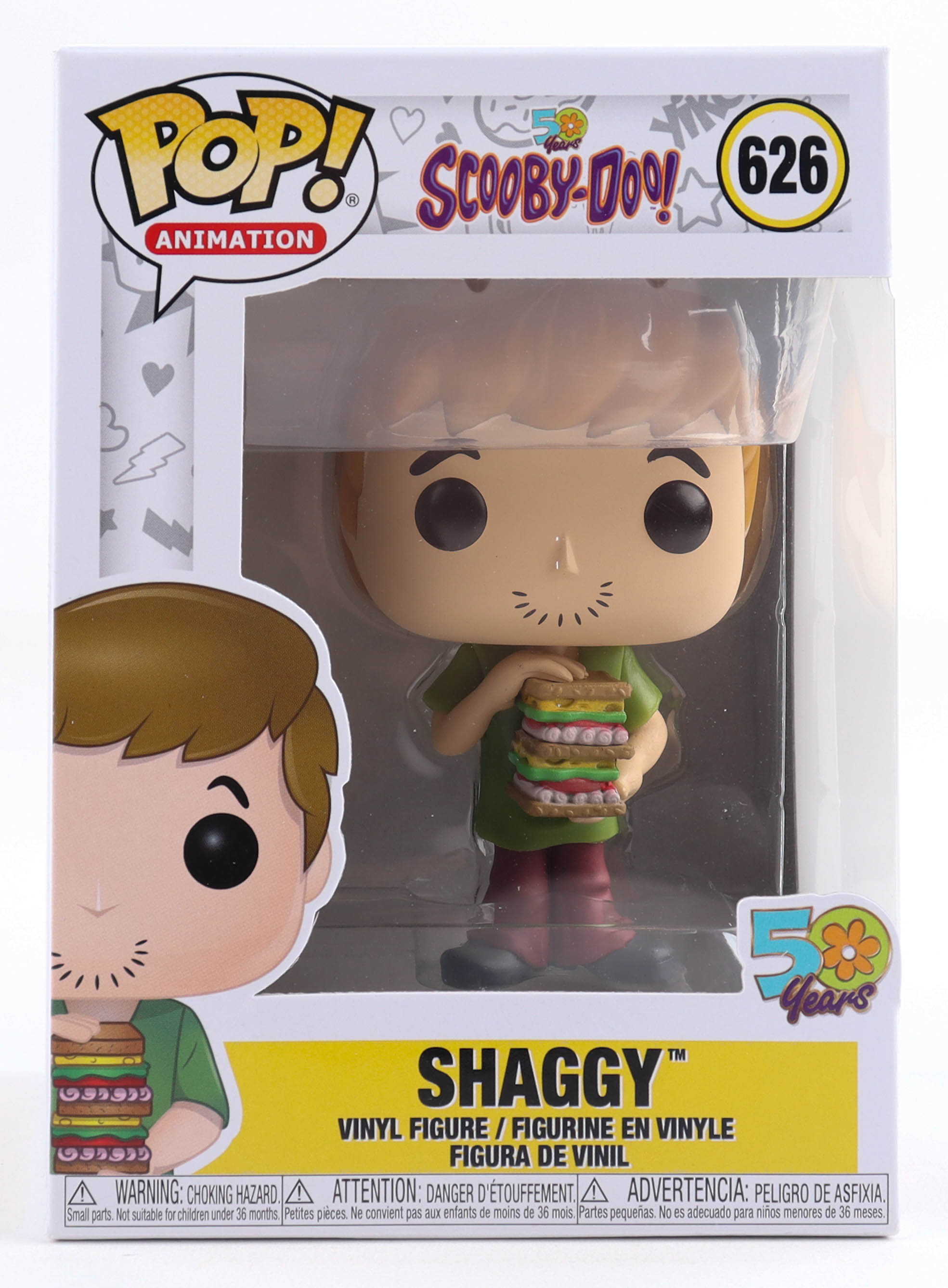 "Scooby-Doo!" #626 Shaggy Funko Pop! Vinyl Figure at PristineAuction.com "Scooby-Doo!" #626 Shaggy Funko Pop! Vinyl Figure at PristineAuction.com