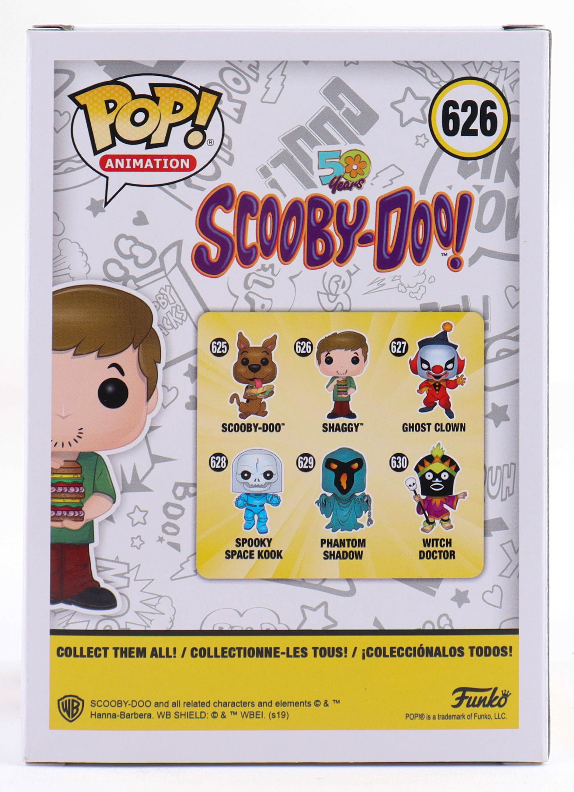 "Scooby-Doo!" #626 Shaggy Funko Pop! Vinyl Figure at PristineAuction.com "Scooby-Doo!" #626 Shaggy Funko Pop! Vinyl Figure at PristineAuction.com