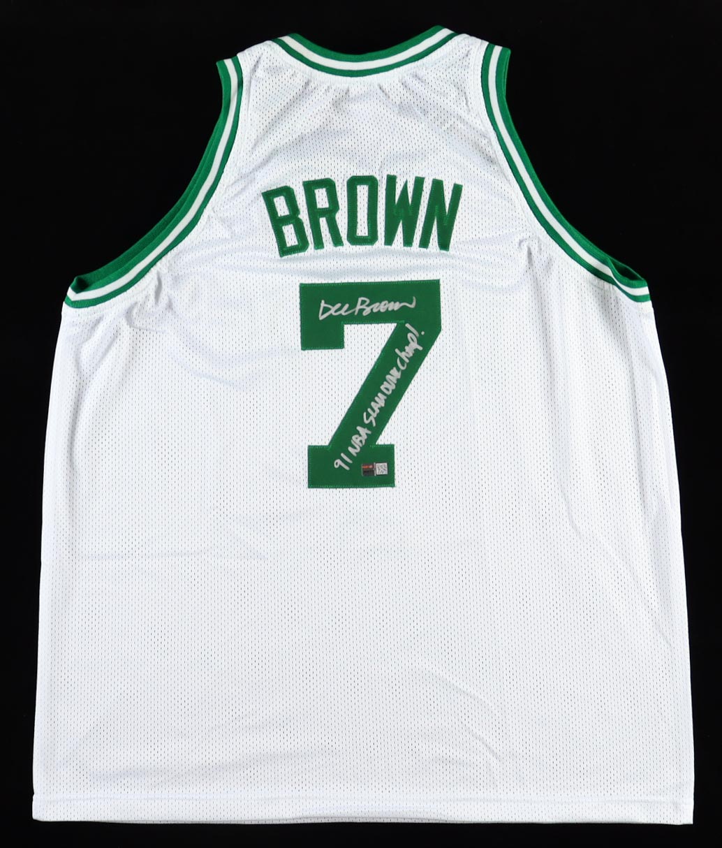 Dee Brown Signed Jersey Inscribed "91 NBA Slam Dunk Champ!" (TSE) at PristineAuction.com Dee Brown Signed Jersey Inscribed "91 NBA Slam Dunk Champ!" (TSE) at PristineAuction.com