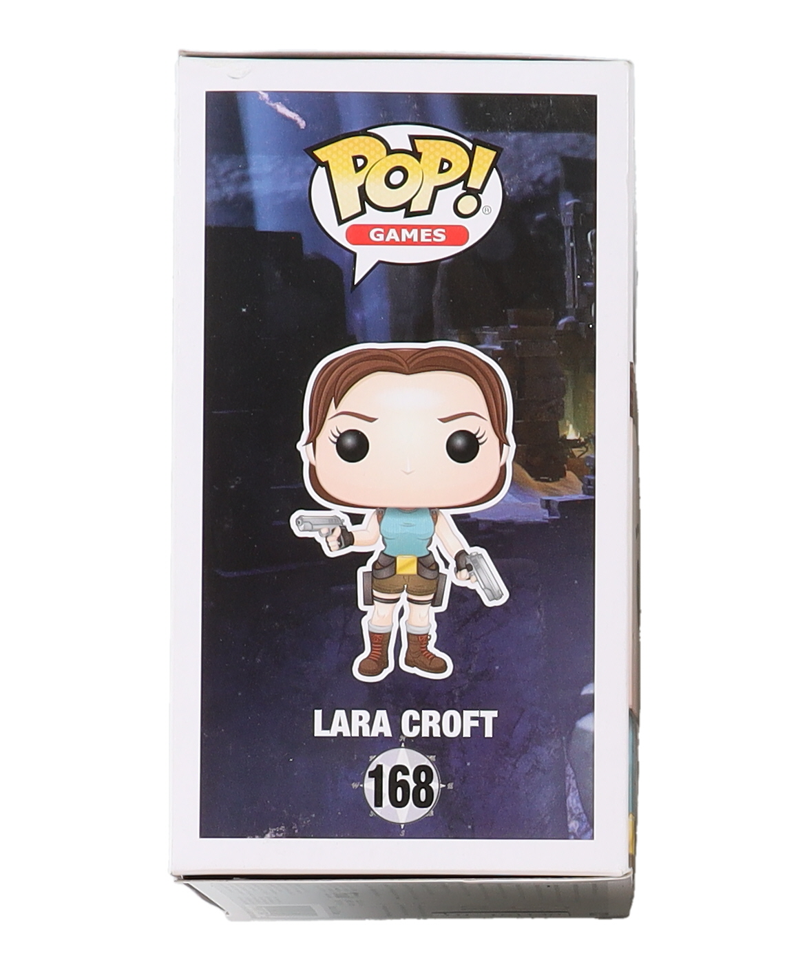 Angelina Jolie Signed "Lara Croft" #168 Lara Croft Funko Pop! Vinyl Figure (ACOA) at PristineAuction.com Angelina Jolie Signed "Lara Croft" #168 Lara Croft Funko Pop! Vinyl Figure (ACOA) at PristineAuction.com