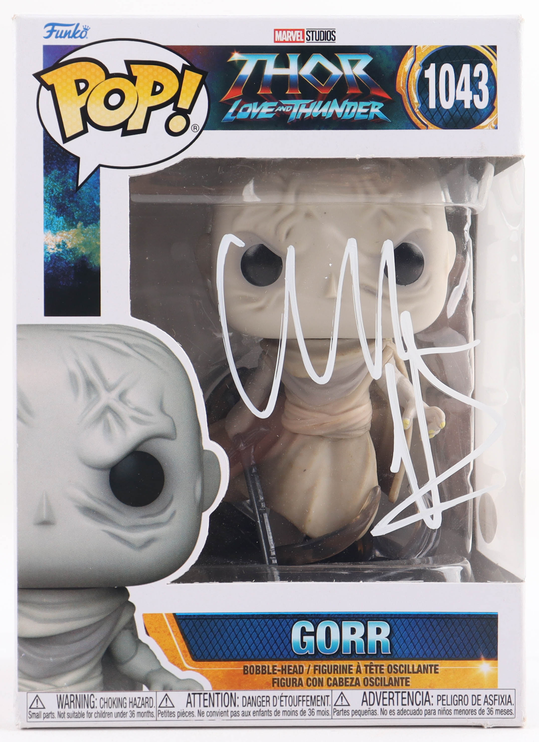 Christian Bale Signed "Thor Love & Thunder" #1043 Gorr Funko Pop! Vinyl Figure (JSA) at PristineAuction.com Christian Bale Signed "Thor Love & Thunder" #1043 Gorr Funko Pop! Vinyl Figure (JSA) at PristineAuction.com