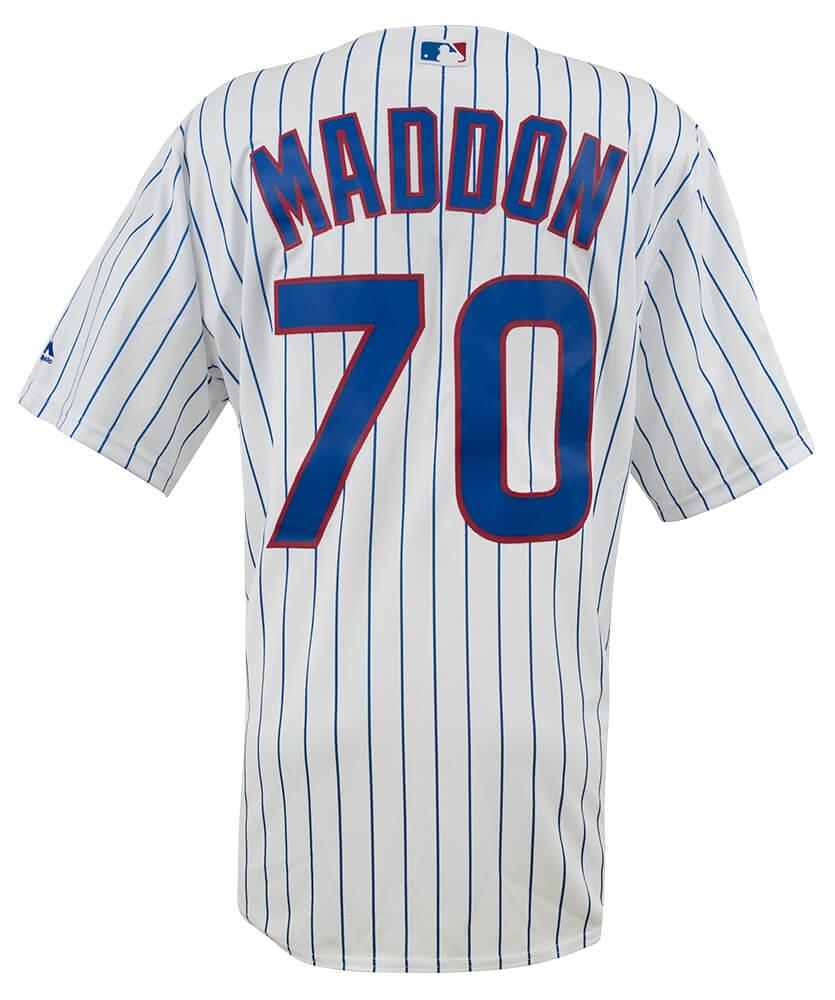2016 Cubs Majestic "Joe Maddon" Jersey Team-Signed By (20) with Joe Maddon, Aroldis Chapman, David Ross, Jorge Soler (Schwartz) at PristineAuction.com 2016 Cubs Majestic "Joe Maddon" Jersey Team-Signed By (20) with Joe Maddon, Aroldis Chapman, David Ross, Jorge Soler (Schwartz) at PristineAuction.com