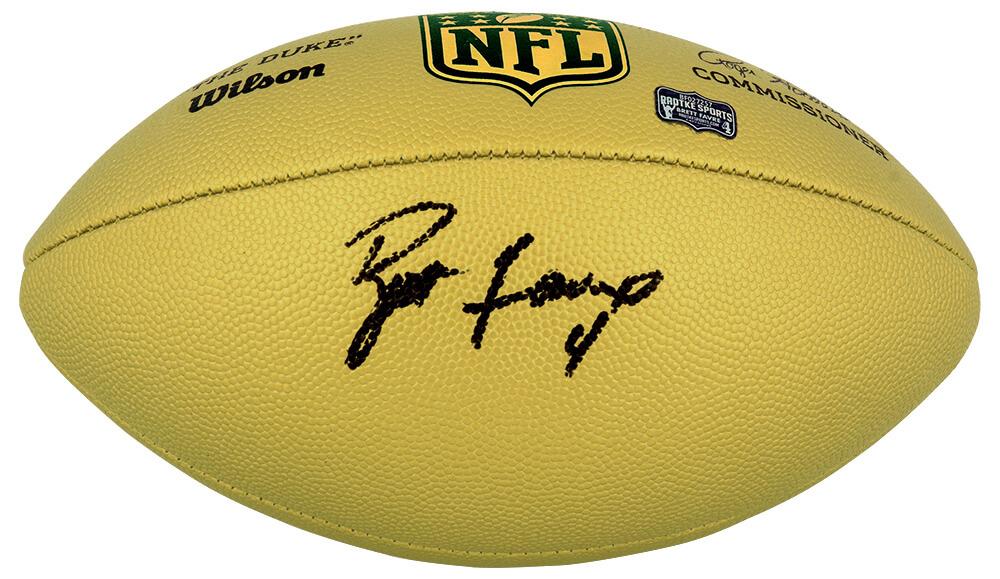 Brett Favre Signed NFL Football (Favre) at PristineAuction.com Brett Favre Signed NFL Football (Favre) at PristineAuction.com