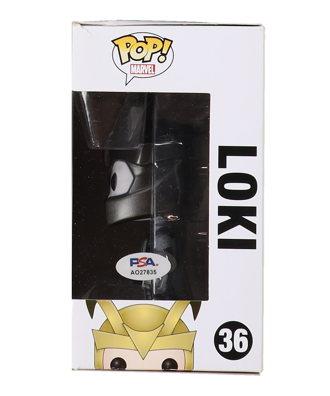 Matt Damon Signed "Marvel" #36 Loki Funko Pop! Vinyl Figure (PSA) at PristineAuction.com Matt Damon Signed "Marvel" #36 Loki Funko Pop! Vinyl Figure (PSA) at PristineAuction.com