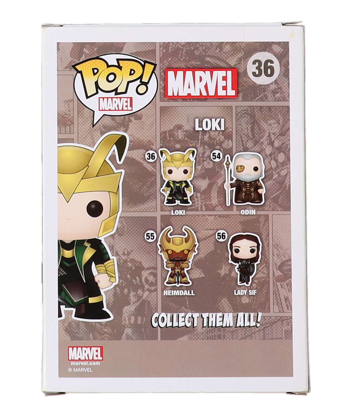 Matt Damon Signed "Marvel" #36 Loki Funko Pop! Vinyl Figure (PSA) at PristineAuction.com Matt Damon Signed "Marvel" #36 Loki Funko Pop! Vinyl Figure (PSA) at PristineAuction.com