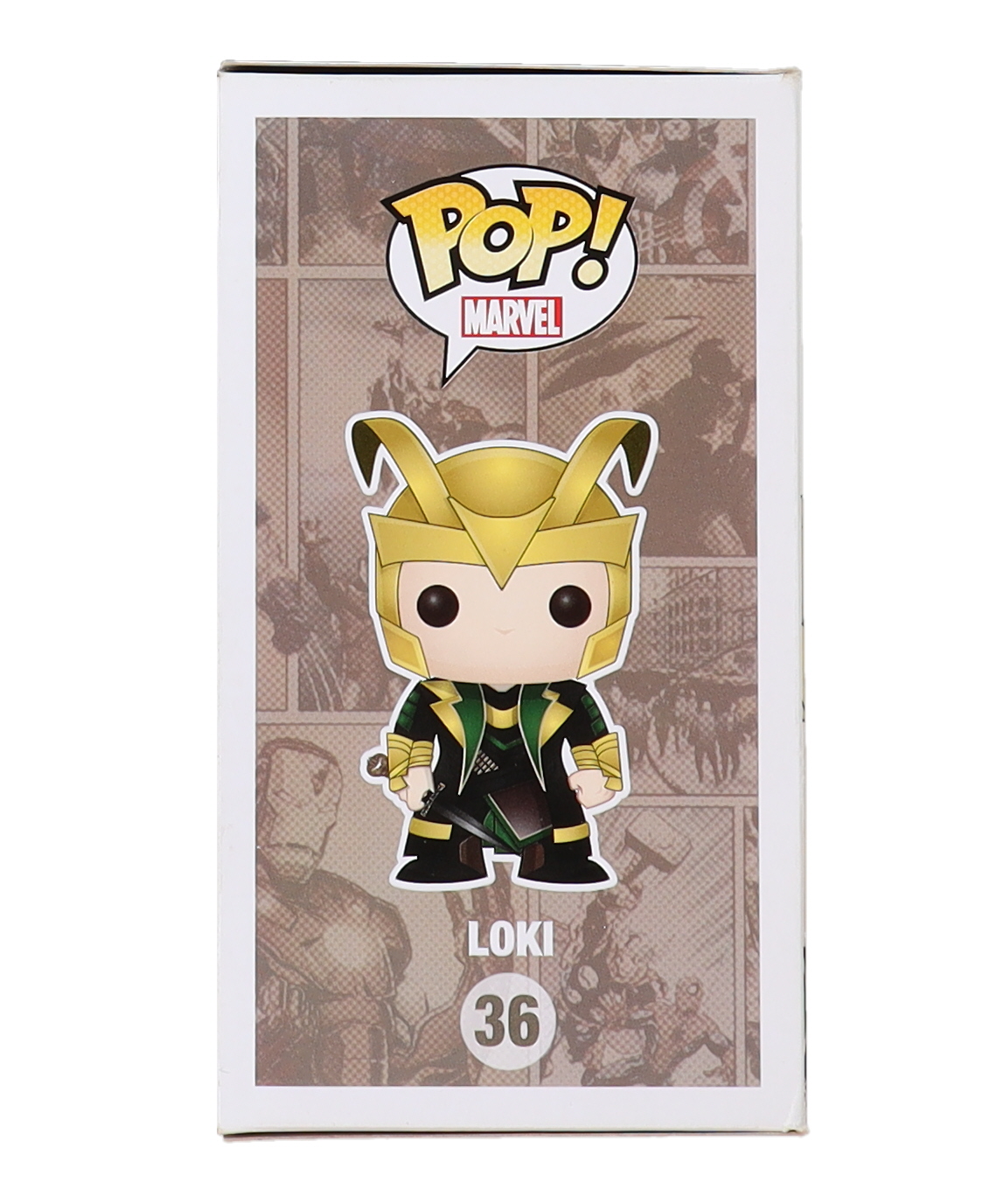 Matt Damon Signed "Marvel" #36 Loki Funko Pop! Vinyl Figure (PSA) at PristineAuction.com Matt Damon Signed "Marvel" #36 Loki Funko Pop! Vinyl Figure (PSA) at PristineAuction.com