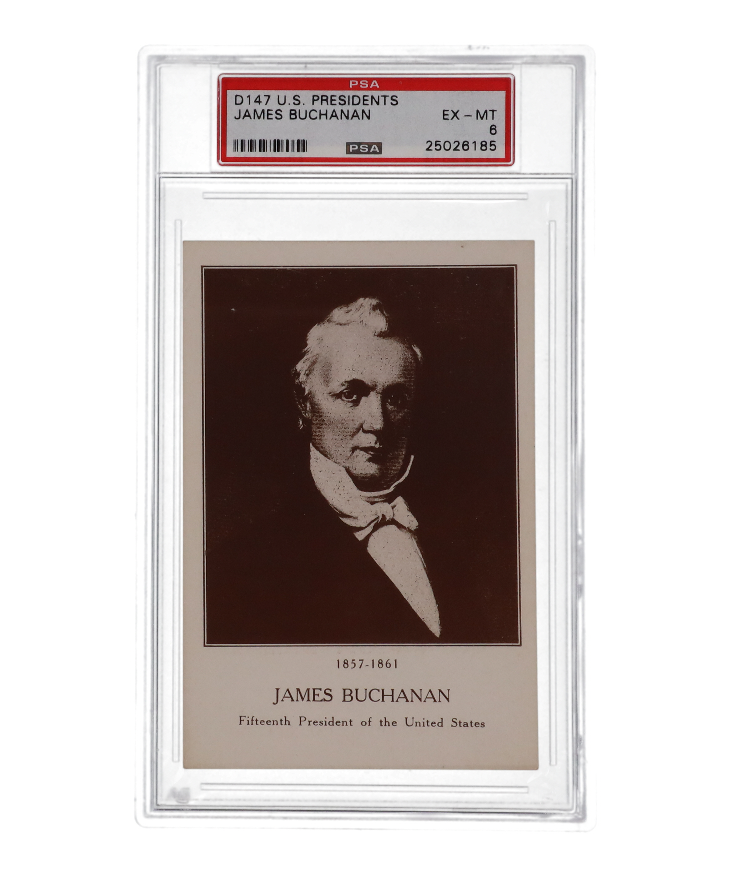 James Buchanan Champion Bread U.S. Presidents #NNO (PSA 6) at PristineAuction.com James Buchanan Champion Bread U.S. Presidents #NNO (PSA 6) at PristineAuction.com