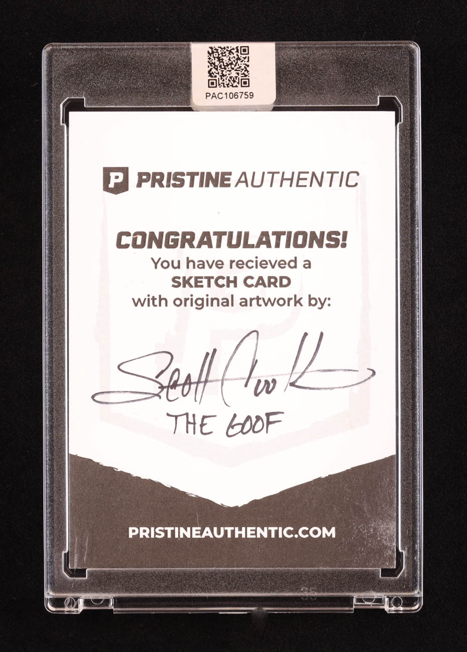 The Goof | Disney | Original Art Sketch Card by Scott Cook (1/1 Original Art) at PristineAuction.com The Goof | Disney | Original Art Sketch Card by Scott Cook (1/1 Original Art) at PristineAuction.com