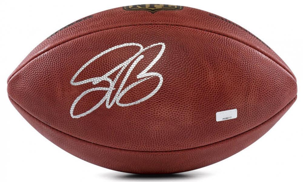 Saquon Barkley Signed "The Duke" Official NFL Game Ball (Panini) at PristineAuction.com Saquon Barkley Signed "The Duke" Official NFL Game Ball (Panini) at PristineAuction.com