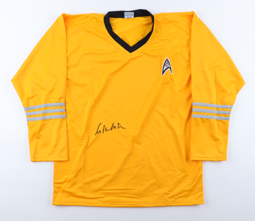 William Shatner Signed "Star Trek" Prop Uniform Shirt (JSA) at PristineAuction.com William Shatner Signed "Star Trek" Prop Uniform Shirt (JSA) at PristineAuction.com
