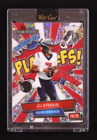 CJ Stroud 2023 Wild Card Alumination Comix Disco Silver #ACCS RC #19/35 at PristineAuction.com