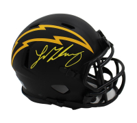 Ladd McConkey Signed Chargers Eclipse Alternate Speed Mini Helmet (Beckett) at PristineAuction.com