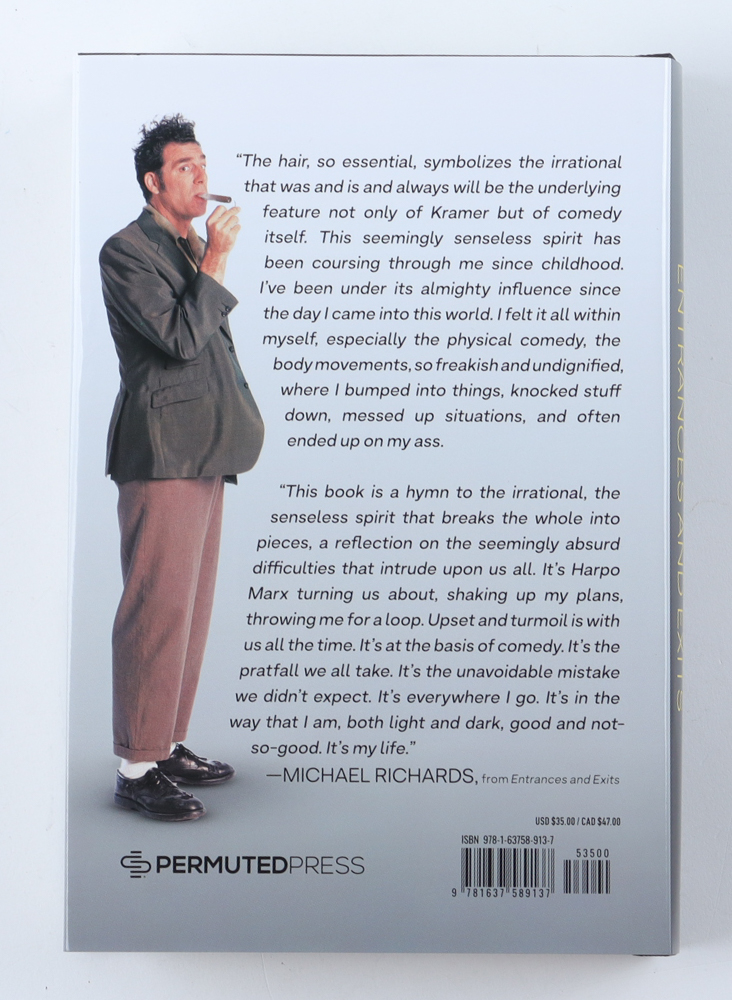Michael Richards Signed "Entrances and Exits" Hardcover Book (JSA) at PristineAuction.com Michael Richards Signed "Entrances and Exits" Hardcover Book (JSA) at PristineAuction.com