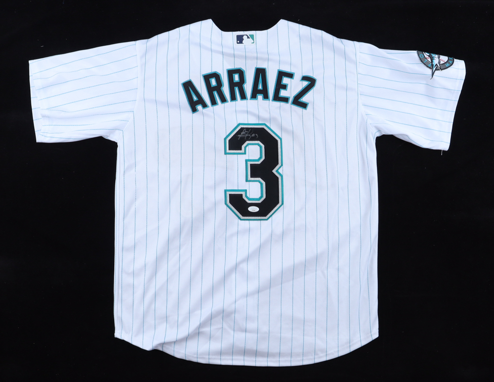 Luis Arraez Signed Jersey (JSA) at PristineAuction.com Luis Arraez Signed Jersey (JSA) at PristineAuction.com