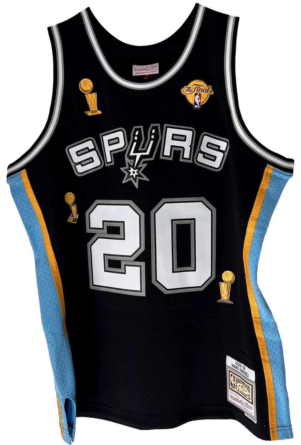 Manu Ginobili Signed Spurs Mitchell & Ness Jersey Inscribed "HOF 2022" & "Manu" (Beckett) at PristineAuction.com Manu Ginobili Signed Spurs Mitchell & Ness Jersey Inscribed "HOF 2022" & "Manu" (Beckett) at PristineAuction.com