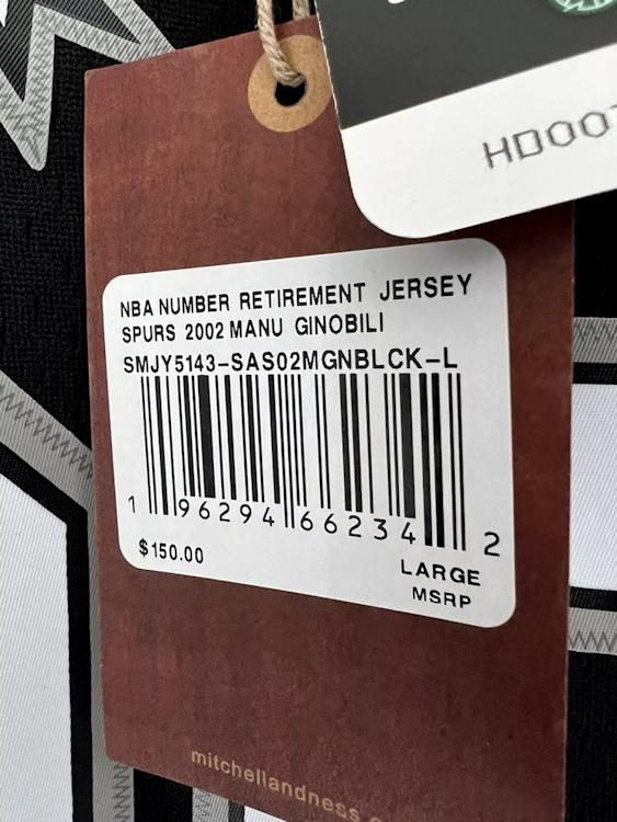 Manu Ginobili Signed Spurs Mitchell & Ness Jersey Inscribed "HOF 2022" & "Manu" (Beckett) at PristineAuction.com Manu Ginobili Signed Spurs Mitchell & Ness Jersey Inscribed "HOF 2022" & "Manu" (Beckett) at PristineAuction.com