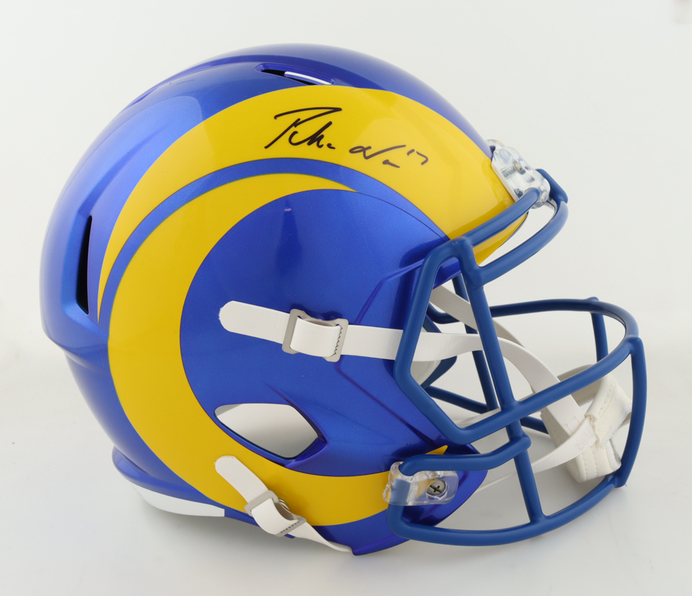 Puka Nacua Signed Rams Full-Size Speed Helmet (Fanatics) at PristineAuction.com Puka Nacua Signed Rams Full-Size Speed Helmet (Fanatics) at PristineAuction.com