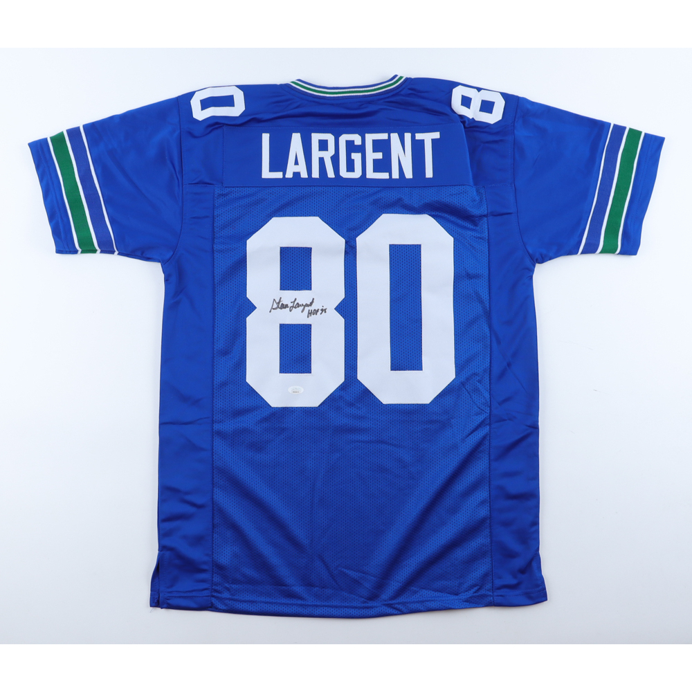 Steve Largent Signed Jersey Inscribed "HOF 95" (JSA) at PristineAuction.com