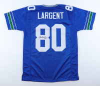Steve Largent Signed Jersey Inscribed "HOF 95" (JSA) at PristineAuction.com