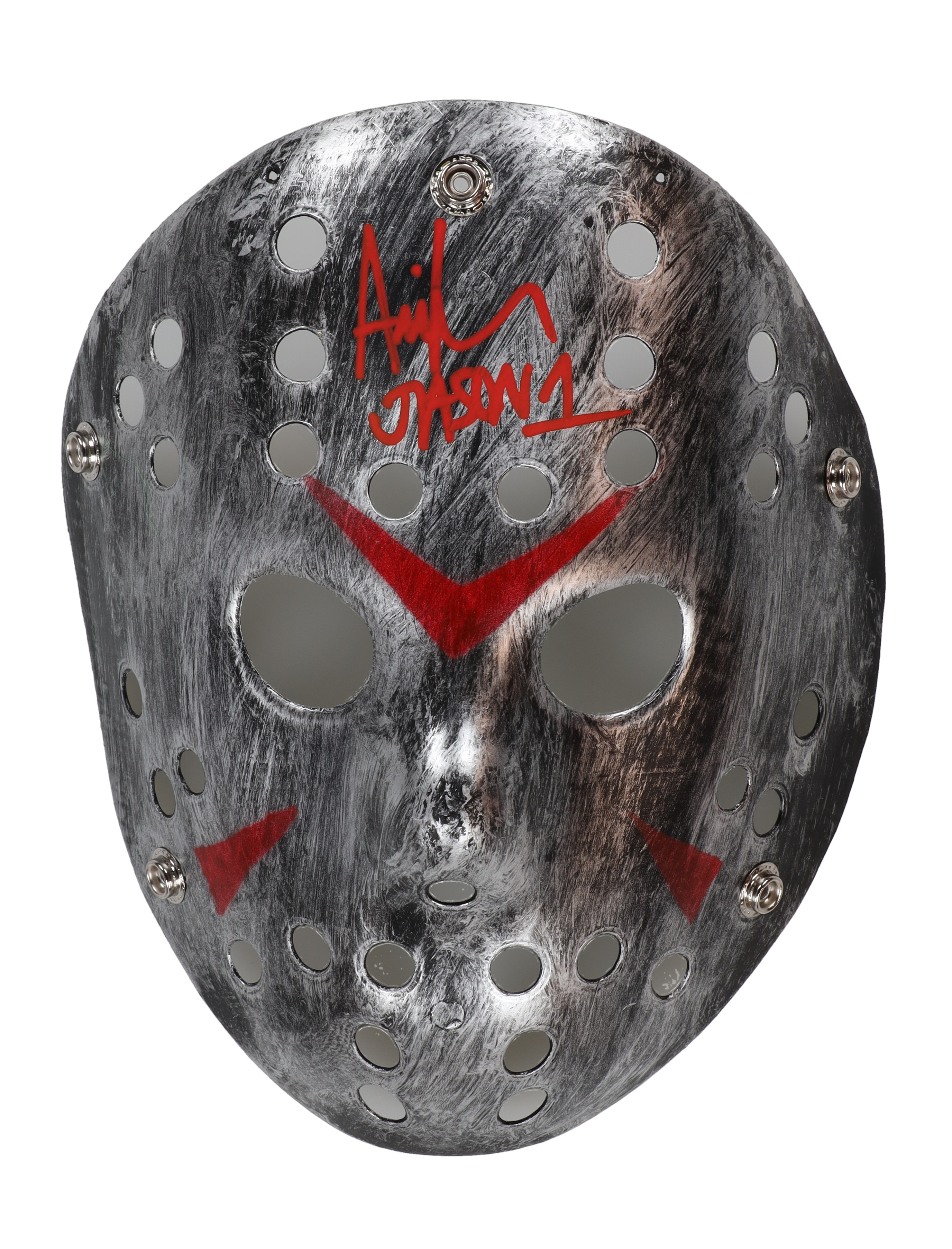 Ari Lehman Signed "Friday The 13th" Mask Inscribed "Jason 1" (Beckett) at PristineAuction.com Ari Lehman Signed "Friday The 13th" Mask Inscribed "Jason 1" (Beckett) at PristineAuction.com