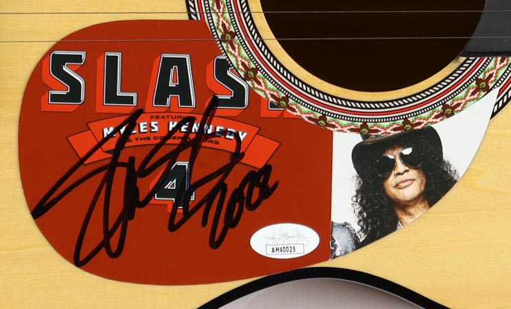 Slash Signed 38" Acoustic Guitar (JSA) at PristineAuction.com Slash Signed 38" Acoustic Guitar (JSA) at PristineAuction.com