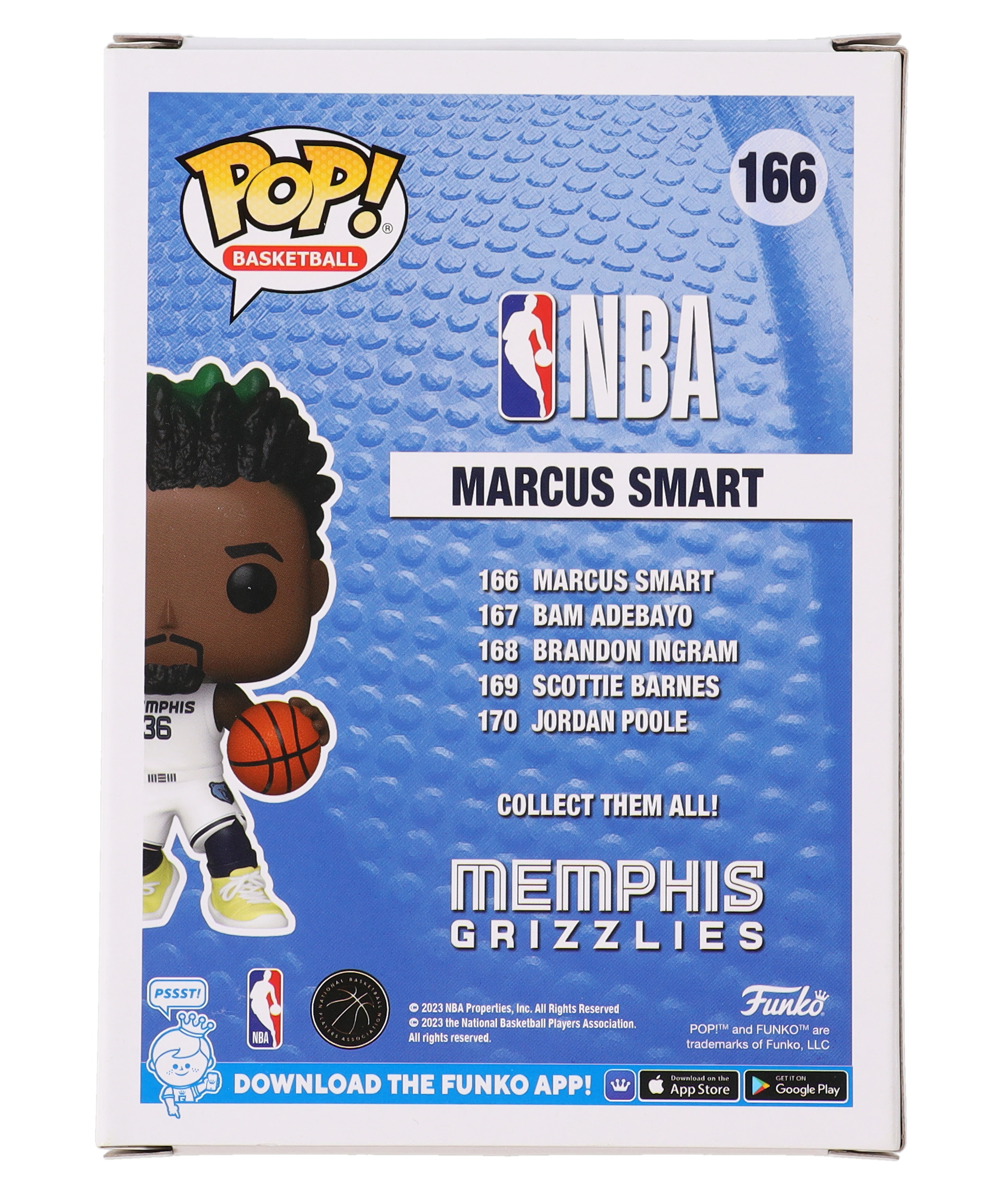 Marcus Smart Signed "Memphis Grizzlies" #166 Funko Pop! (Beckett) at PristineAuction.com Marcus Smart Signed "Memphis Grizzlies" #166 Funko Pop! (Beckett) at PristineAuction.com