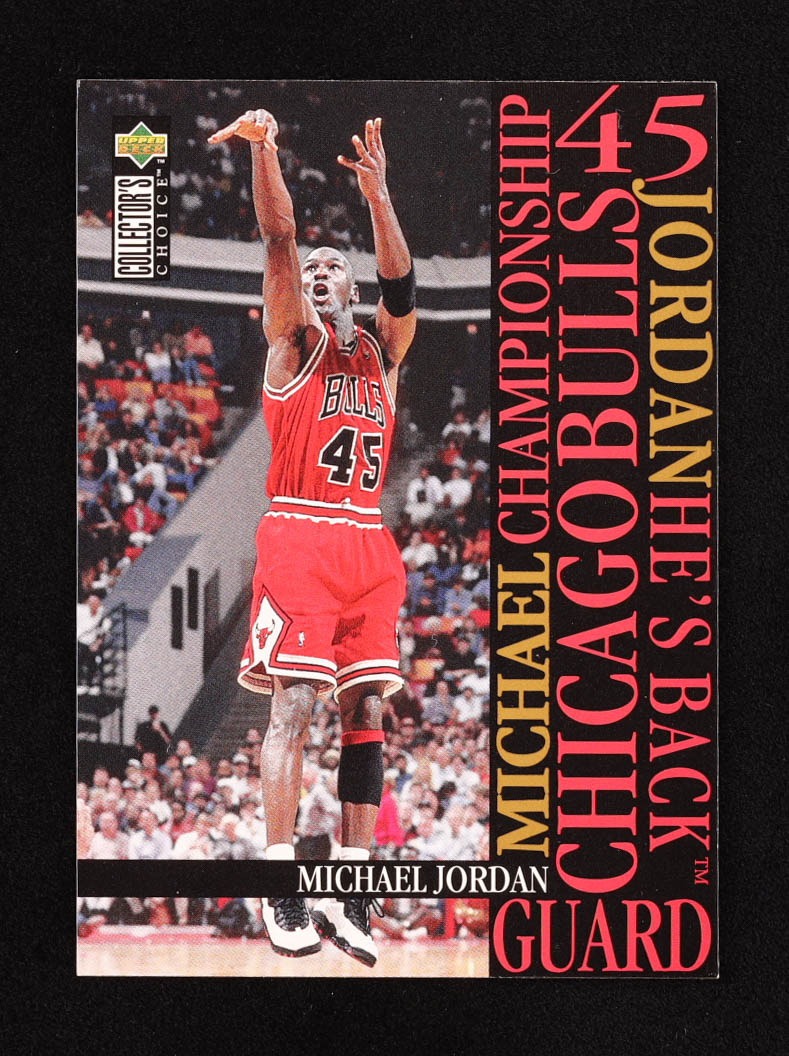 Michael Jordan 1995-96 Collector's Choice Jordan He's Back #M2 Buzzer Beater vs Hawks at PristineAuction.com Michael Jordan 1995-96 Collector's Choice Jordan He's Back #M2 Buzzer Beater vs Hawks at PristineAuction.com