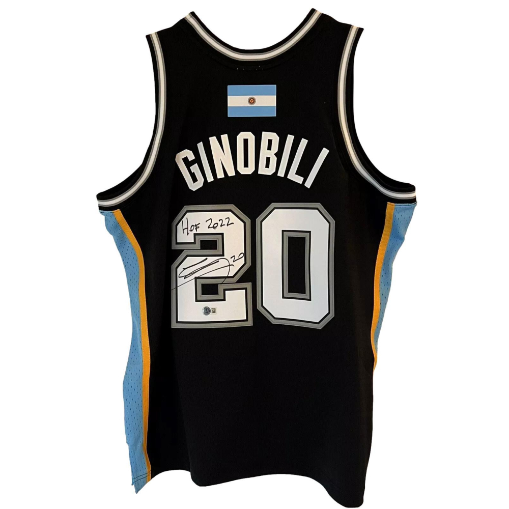 manu ginobili jersey mitchell and ness