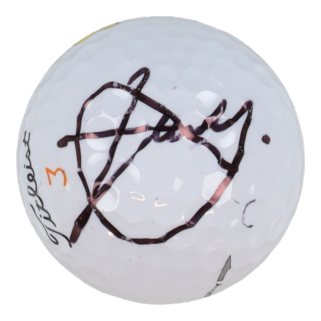 Xander Schauffele Signed Masters Logo Golf Ball (JSA) at PristineAuction.com Xander Schauffele Signed Masters Logo Golf Ball (JSA) at PristineAuction.com